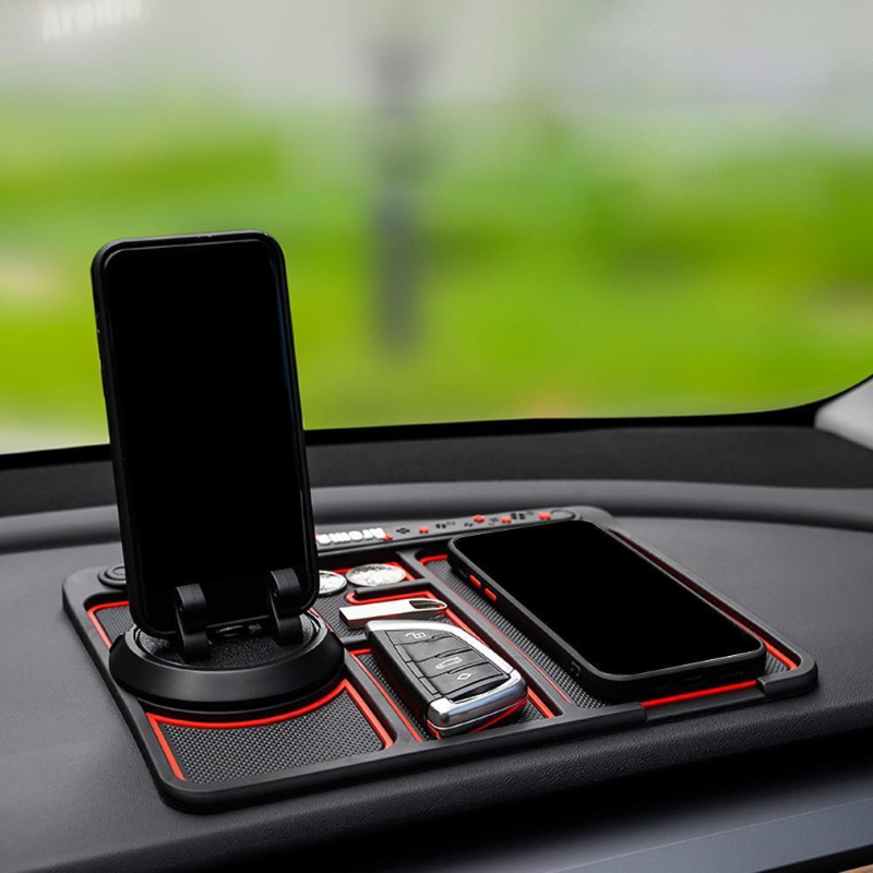 Tapis antidérapant pour tableau de bord et téléphone dans les véhicules - Lamylie