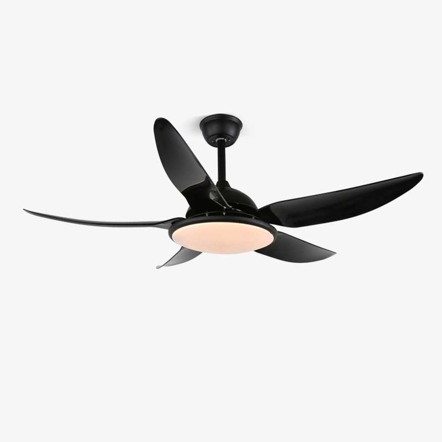Ventilator de tavan Aquila, versiune modernă, cu iluminare LED și telecomandă, 6 viteze, Ø122 cm, pentru sufragerie și dormitor – Lamylie