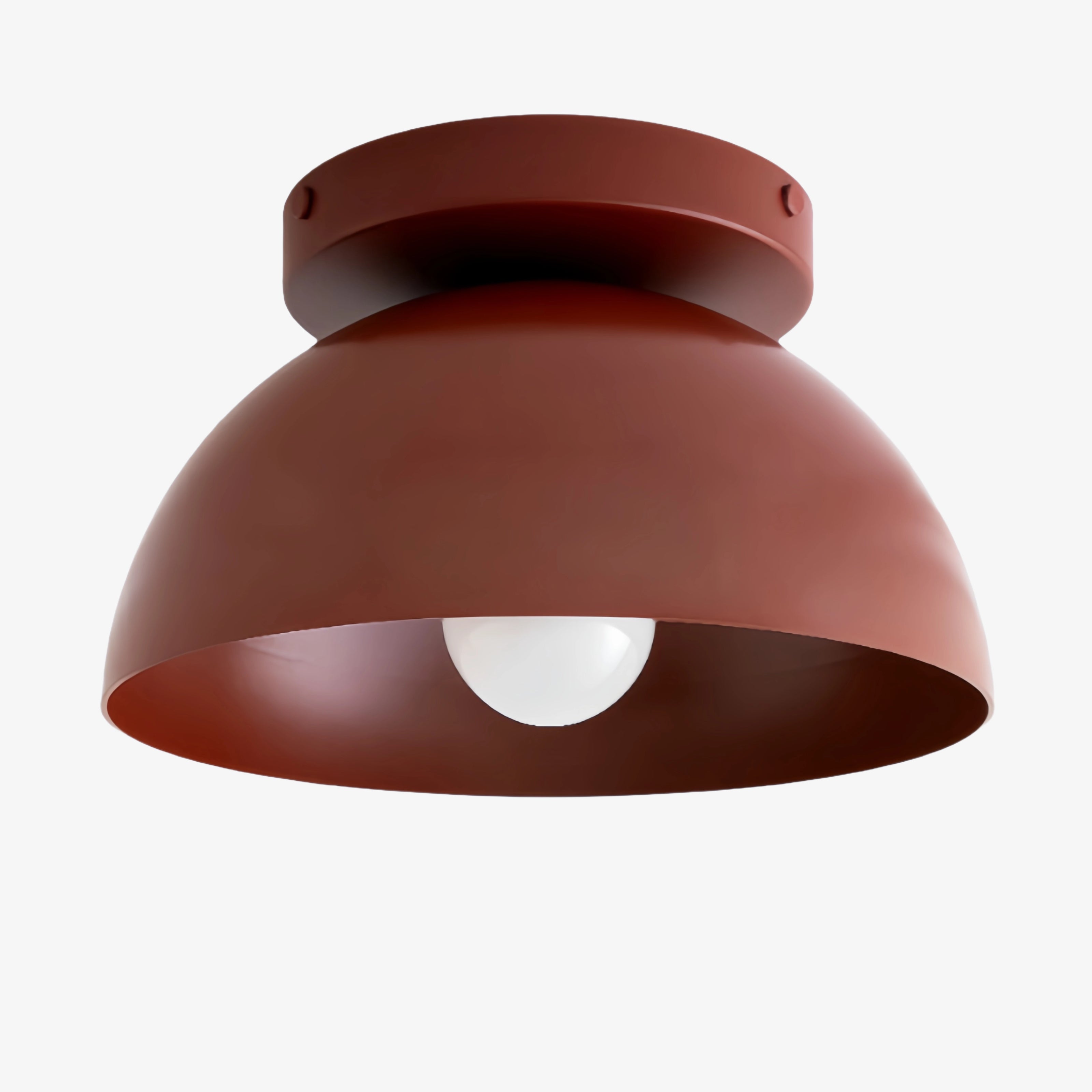 Minimalist Dome Ceiling Lamp for Compact Spaces | Surface-Mounted Spot Available in Multiple Colors - Lamylie