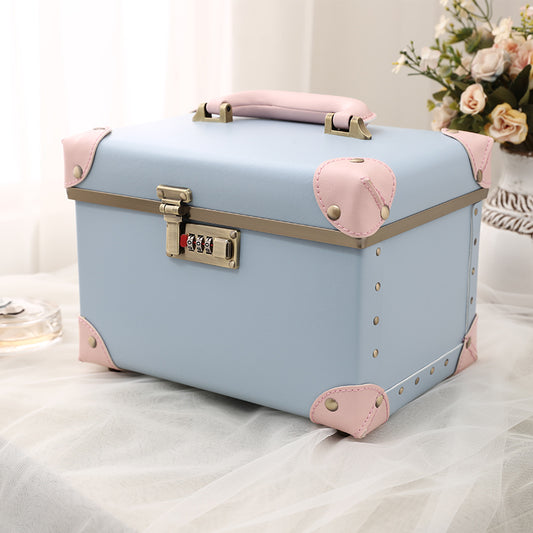 Trousse en Cuir Double Grande Capacité