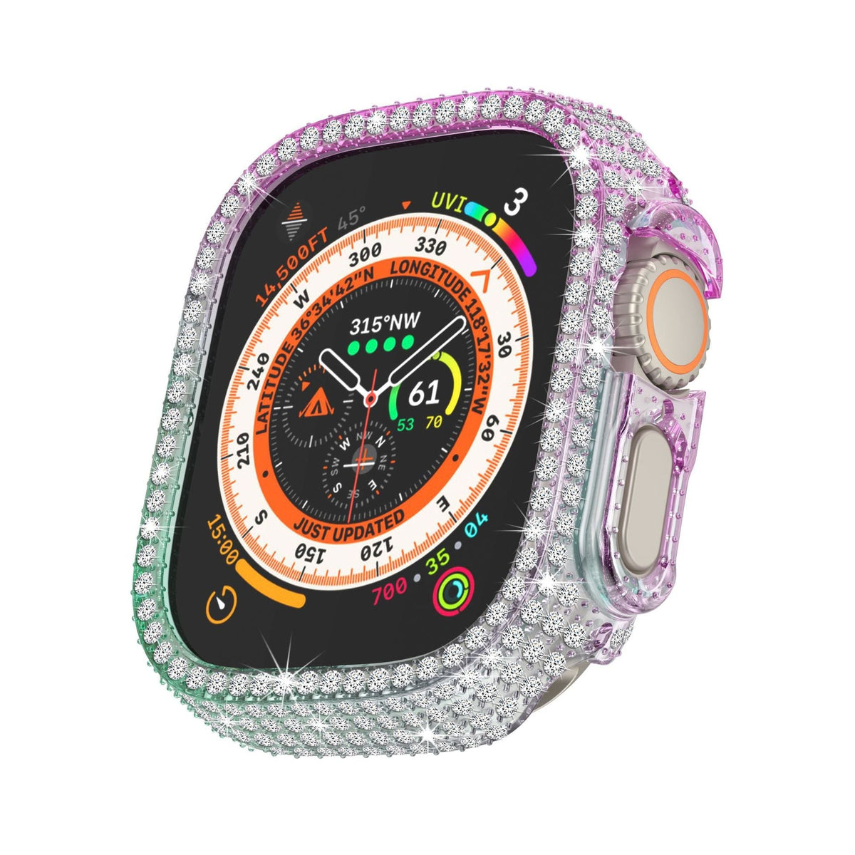 Coque intégrale Elite LumaLux pour Apple Watch — Design avec protection en diamant