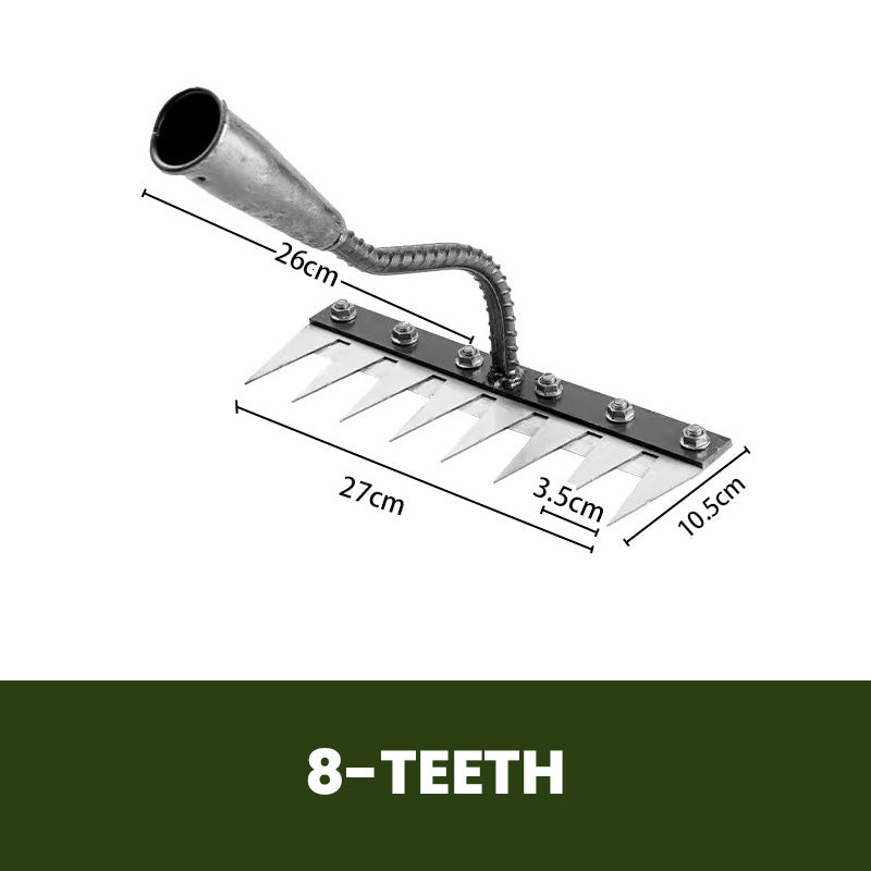 Carbon Steel Garden Weeding Rake - Lamylie