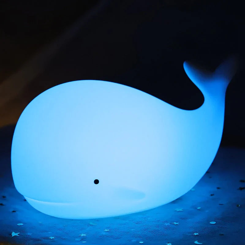Wall Night Lamp with Color-Shifting LED – Touch Sensor, USB Powered - Lamylie