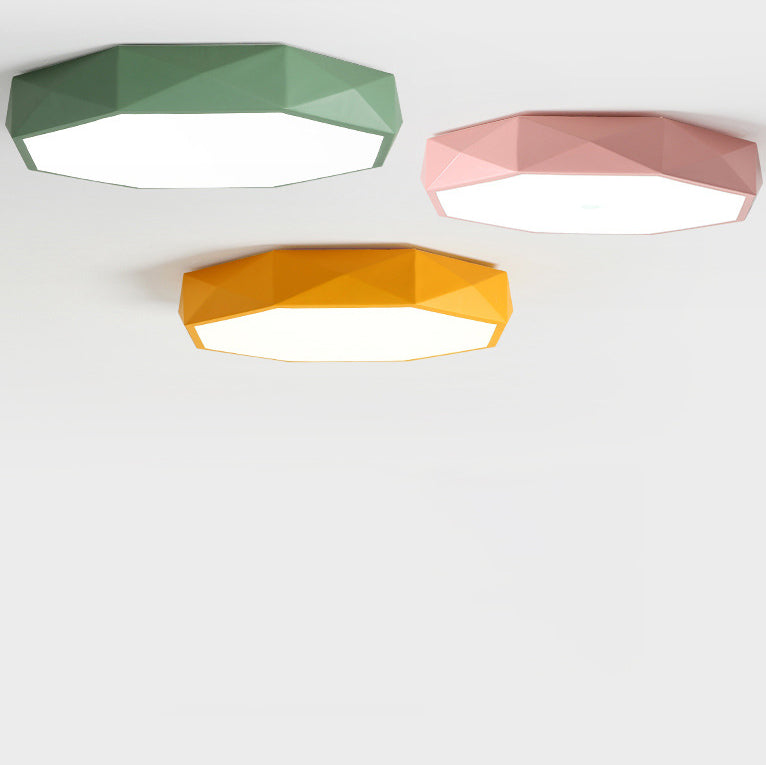 Plafoniera LED dal design astratto scandinavo, luce calda, acrilico e ferro, a plafone, per corridoi, soggiorni e camere da letto - Lamylie