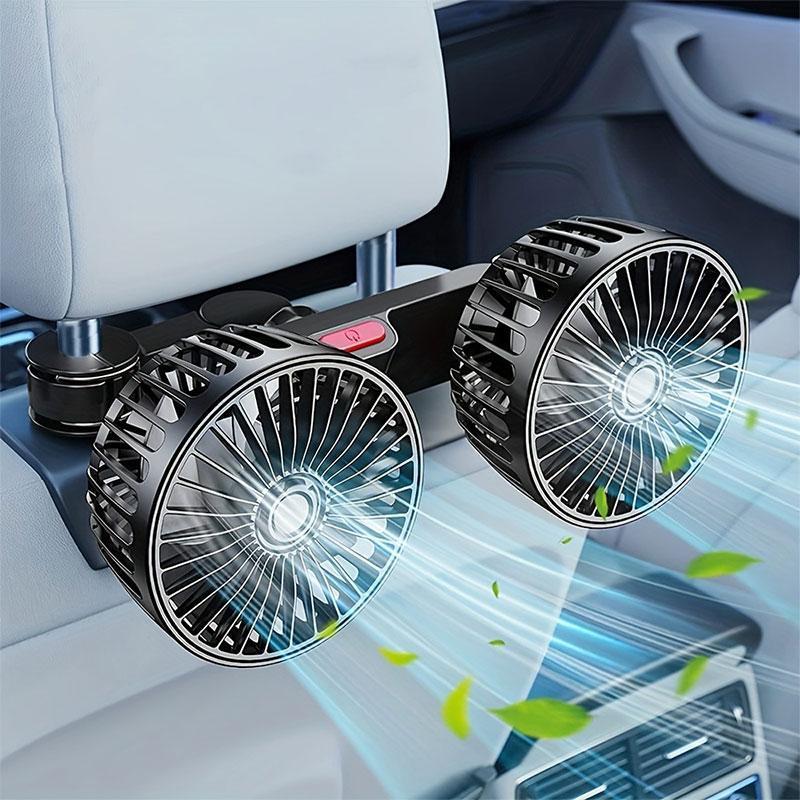 Kaksipäinen USB-autotuuletin - Lamylie