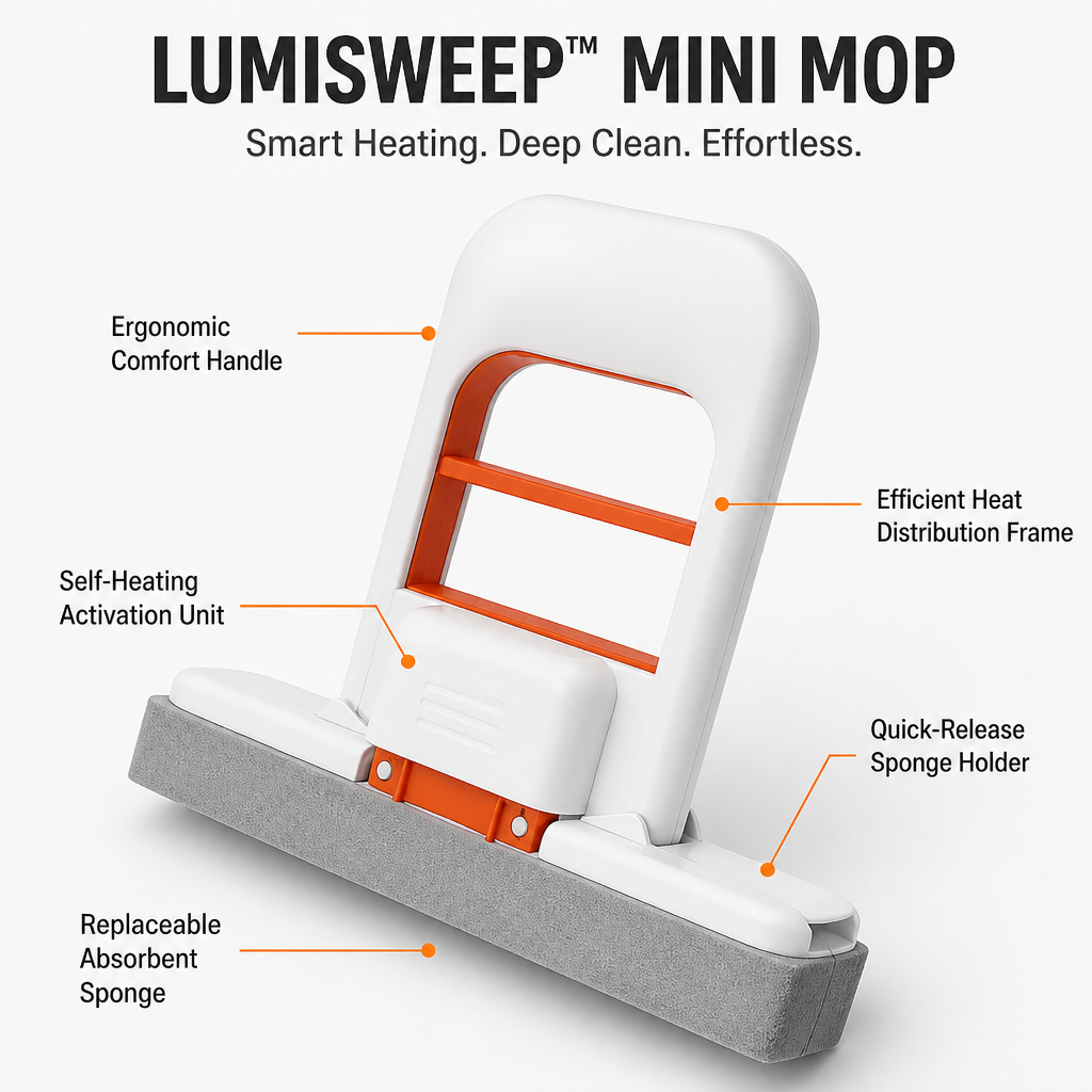 LumiSweep Mini Mop — Rychle odstraňte nečistoty a užijte si úklid znovu – Lamylie