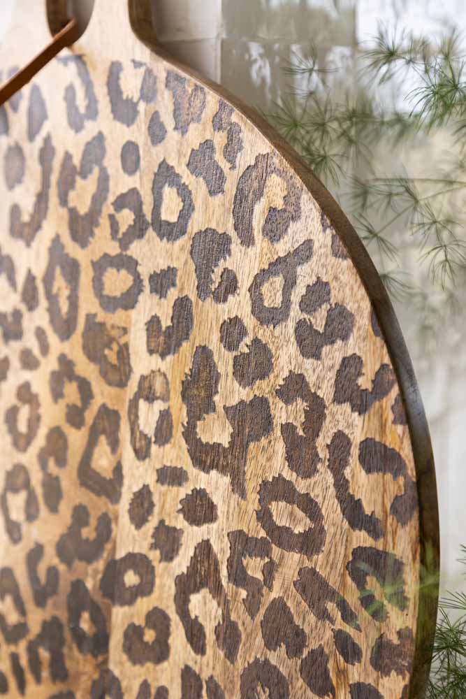 Wooden Serving Board Sapele Wood Round and Square Scandinavian Design for Kitchen and Table - Lamylie