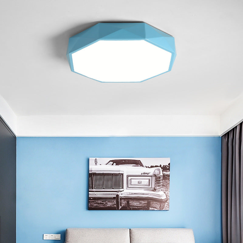 Plafoniera LED dal design astratto scandinavo, luce calda, acrilico e ferro, a plafone, per corridoi, soggiorni e camere da letto - Lamylie