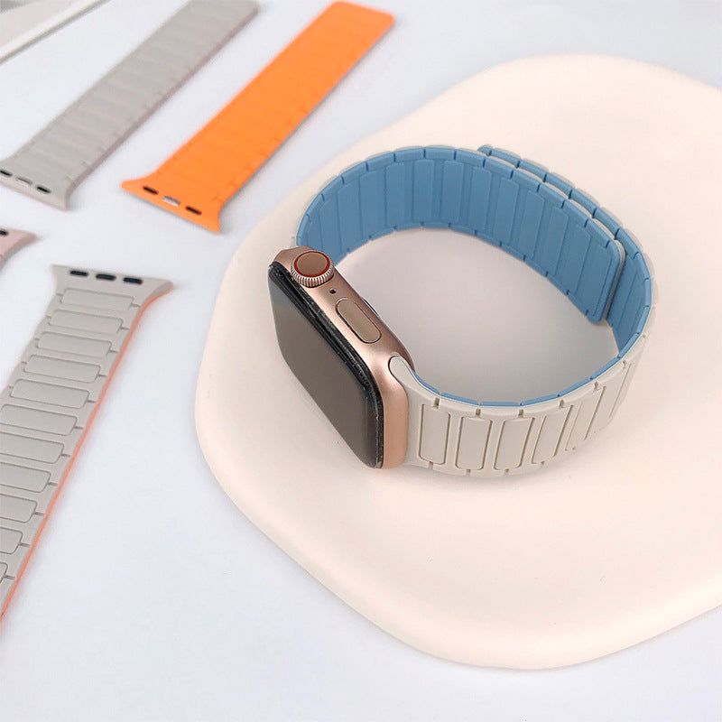 AstraGrip verstellbares magnetisches Silikonarmband für die Apple Watch