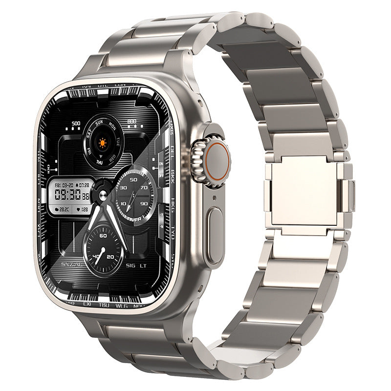 Cinturino AeroForge Titanium Pro per Apple Watch Ultra — titanio di grado 2 da 70g con fibbia in DLC