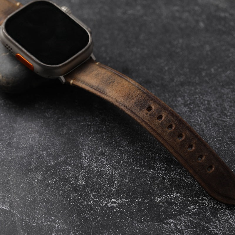 Luna-skinnrem til Apple Watch — håndlaget i Italia