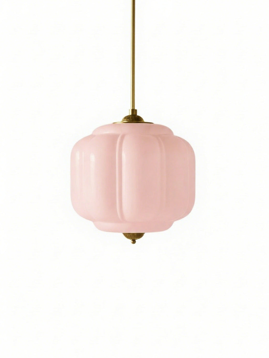 Vintage Milk Glass Pendant Lamp with Wavy Edge | Scandinavian Atmosphere Lighting for Kitchen and Bedroom - Lamylie
