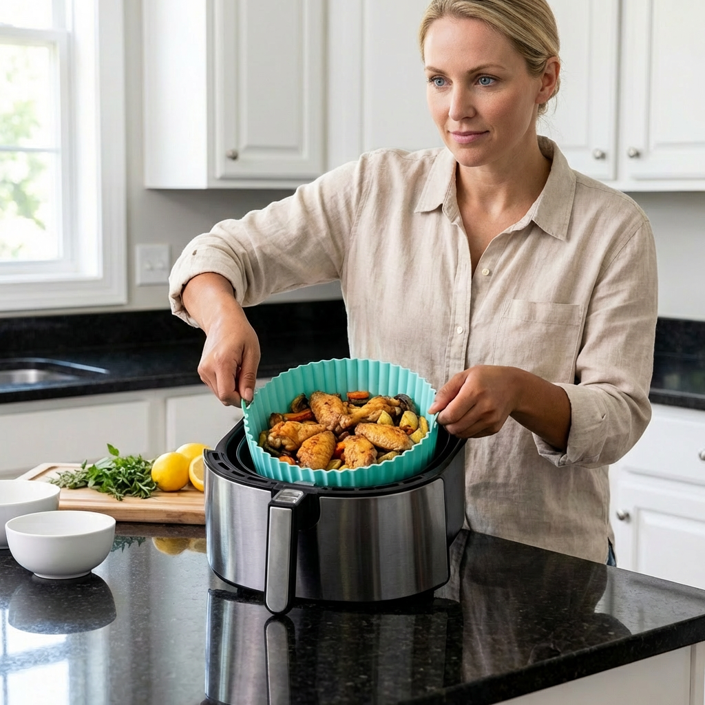 CrispEase – Non-Stick Cooking Aid for Easy Crisping and Quick Cleaning - Lamylie