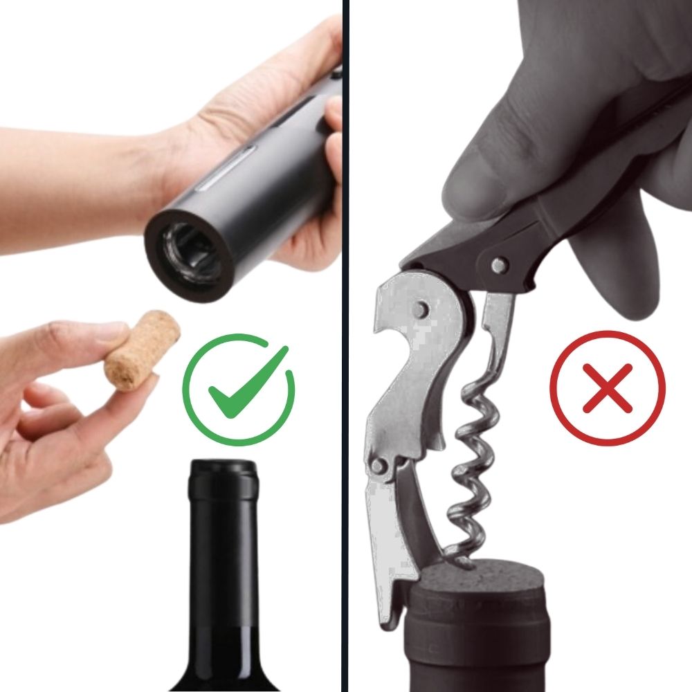 Electric Wine Opener with Charging Station | Automatic Corkscrew for Easy Wine Opening - Lamylie