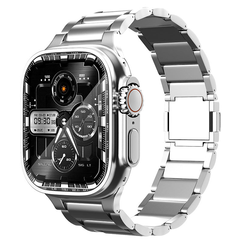 Cinturino AeroForge Titanium Pro per Apple Watch Ultra — titanio di grado 2 da 70g con fibbia in DLC