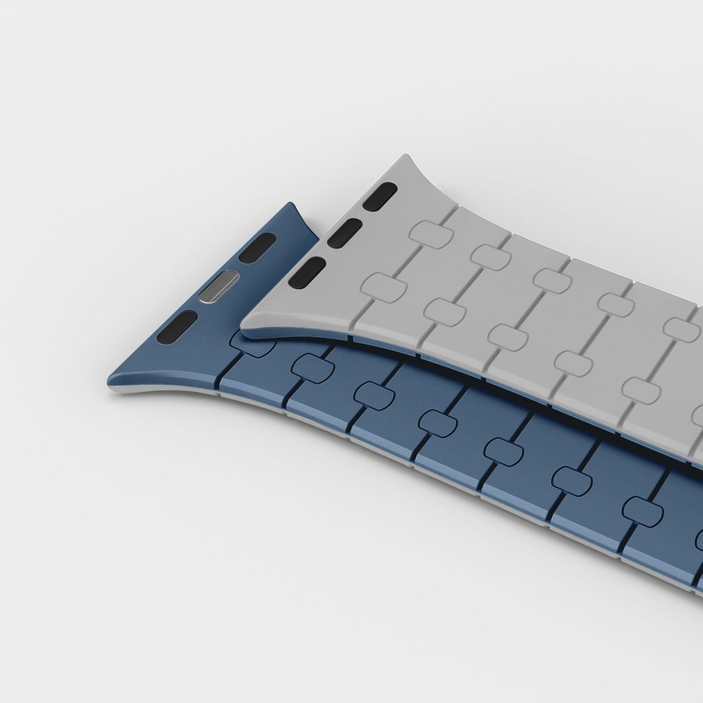 Correia de silicone AquaFlex para Apple Watch — Fecho magnético em laço à prova de água