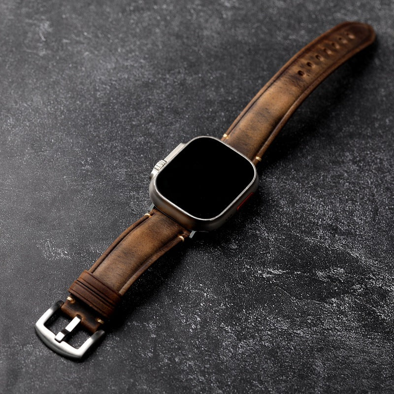 Luna-skinnrem til Apple Watch — håndlaget i Italia