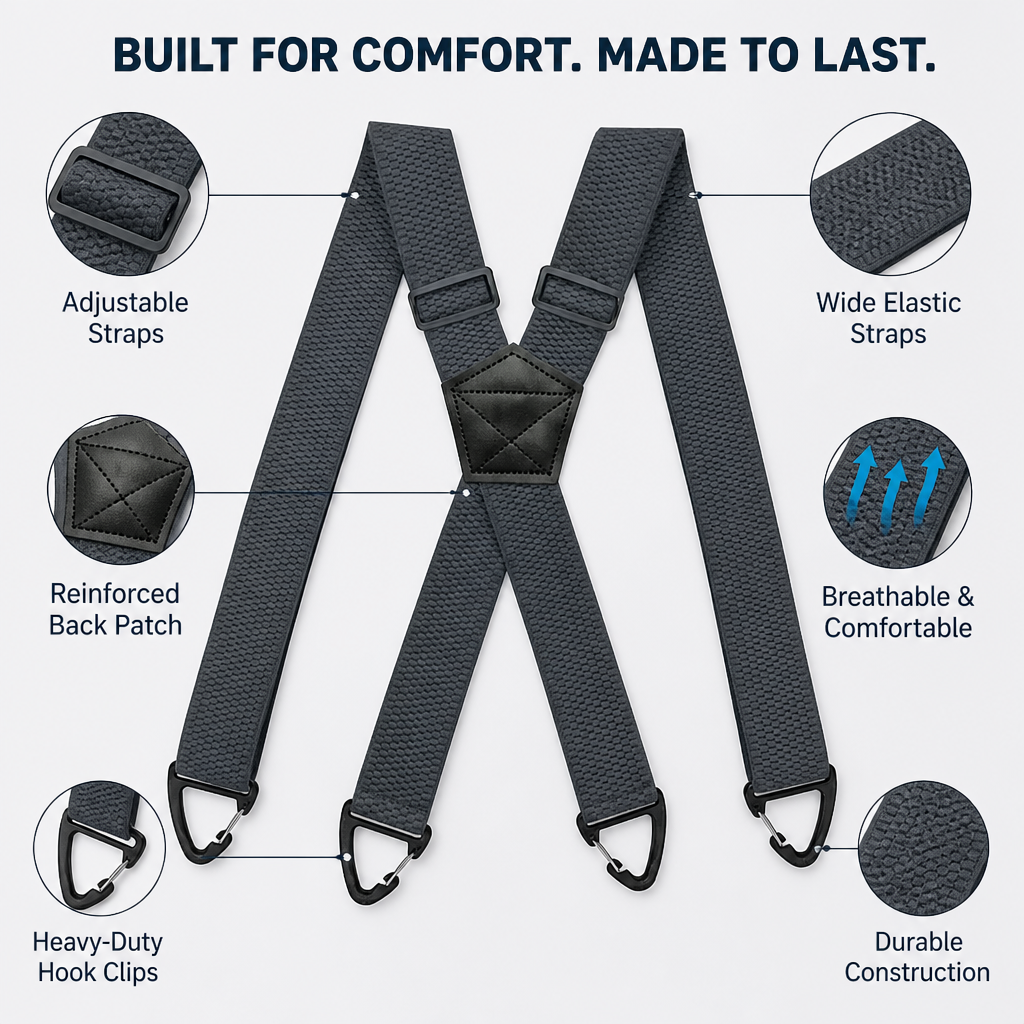 IronHold Suspenders — Εξαιρετικά σταθερή στήριξη που δεν σας απογοητεύει ποτέ - Lamylie