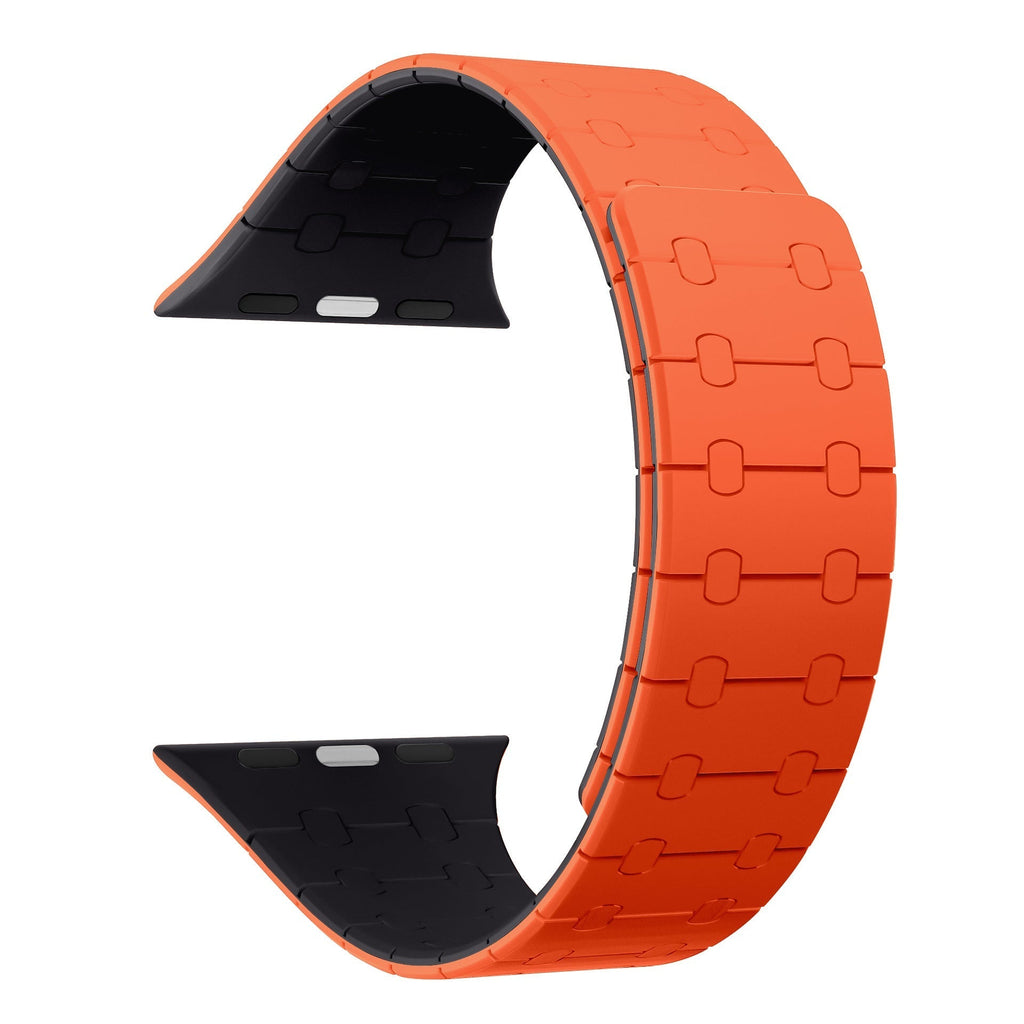 Correia de silicone AquaFlex para Apple Watch — Fecho magnético em laço à prova de água