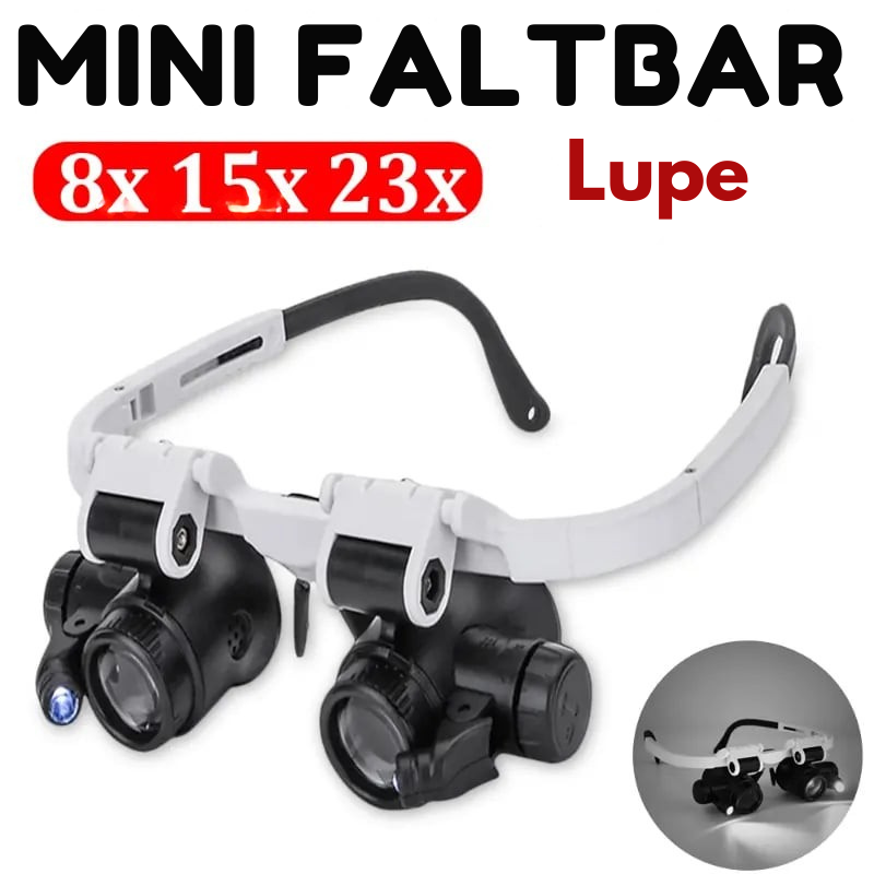 Lampe frontale grossissante | Zoom 8–23x | Éclairage LED | Lampe frontale MicroSight – Lamylie