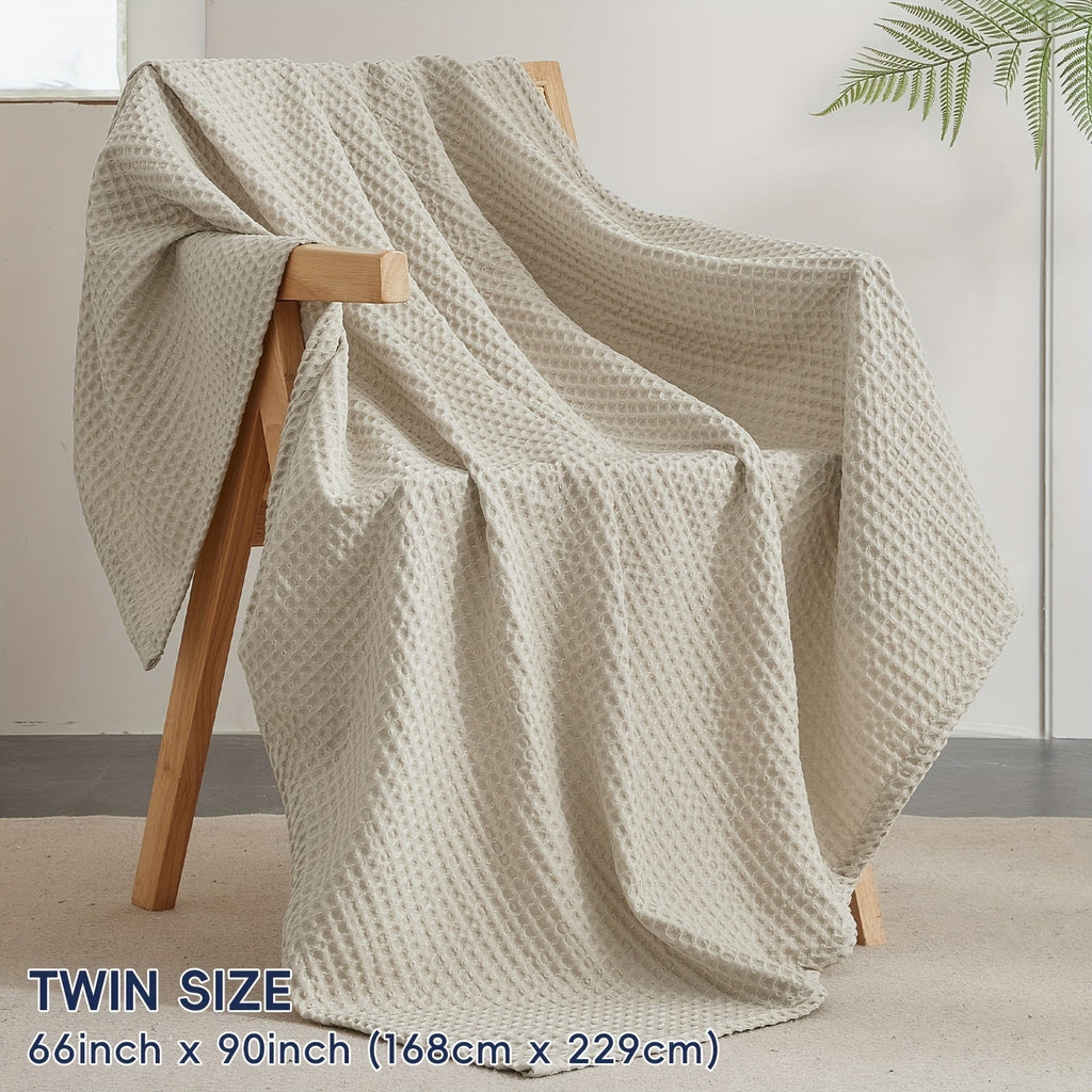 Coperta waffle accogliente Cloudweave — Tessuto leggero, resistente e adatto all’uso quotidiano