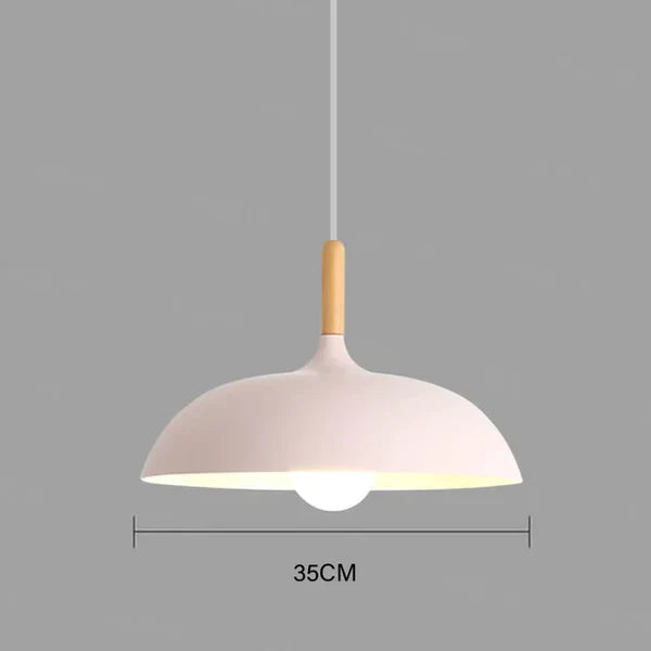 Deckenlampe aus Nordischer Eiche gefertigt - Lamylie