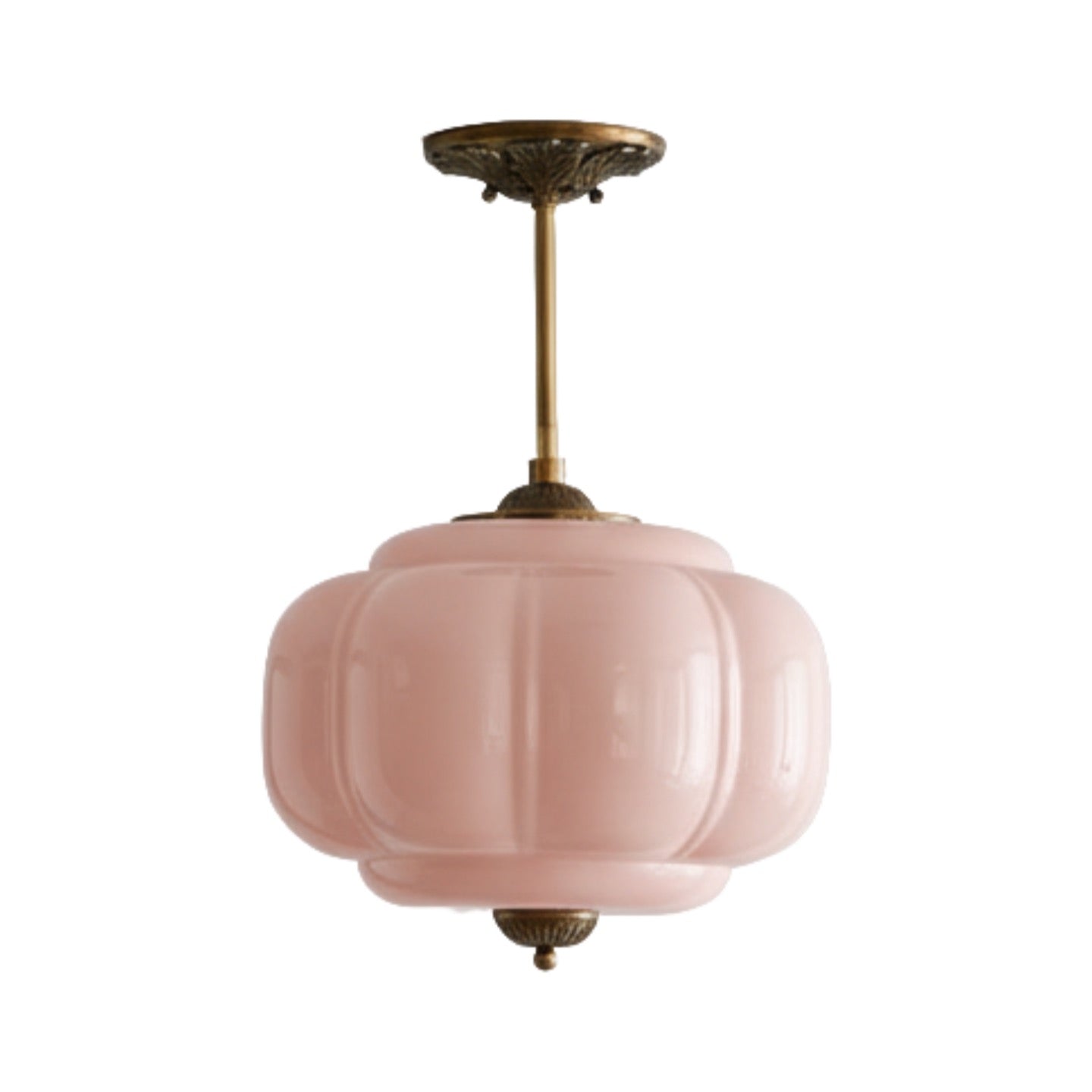 Vintage Milk Glass Pendant Lamp with Wavy Edge | Scandinavian Atmosphere Lighting for Kitchen and Bedroom - Lamylie