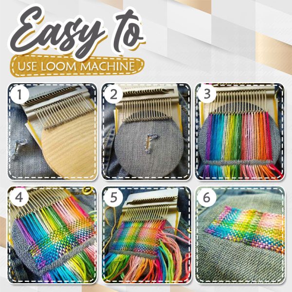 Rammendo dei vestiti | Piccolo telaio da tessitura | Rammendo preciso | ThreadMaster - Lamylie