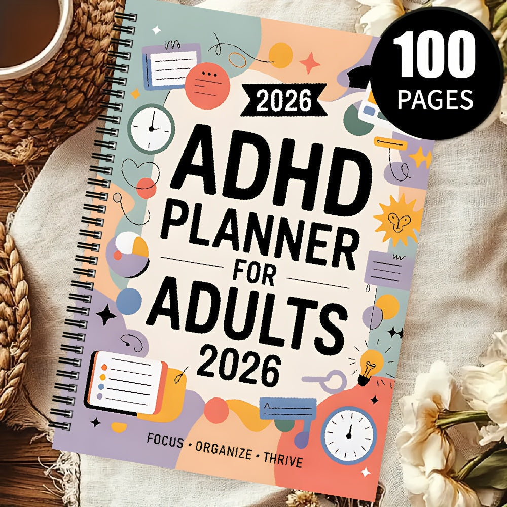 Denní a týdenní plánovač úkolů FocusVault 2026 pro ADHD