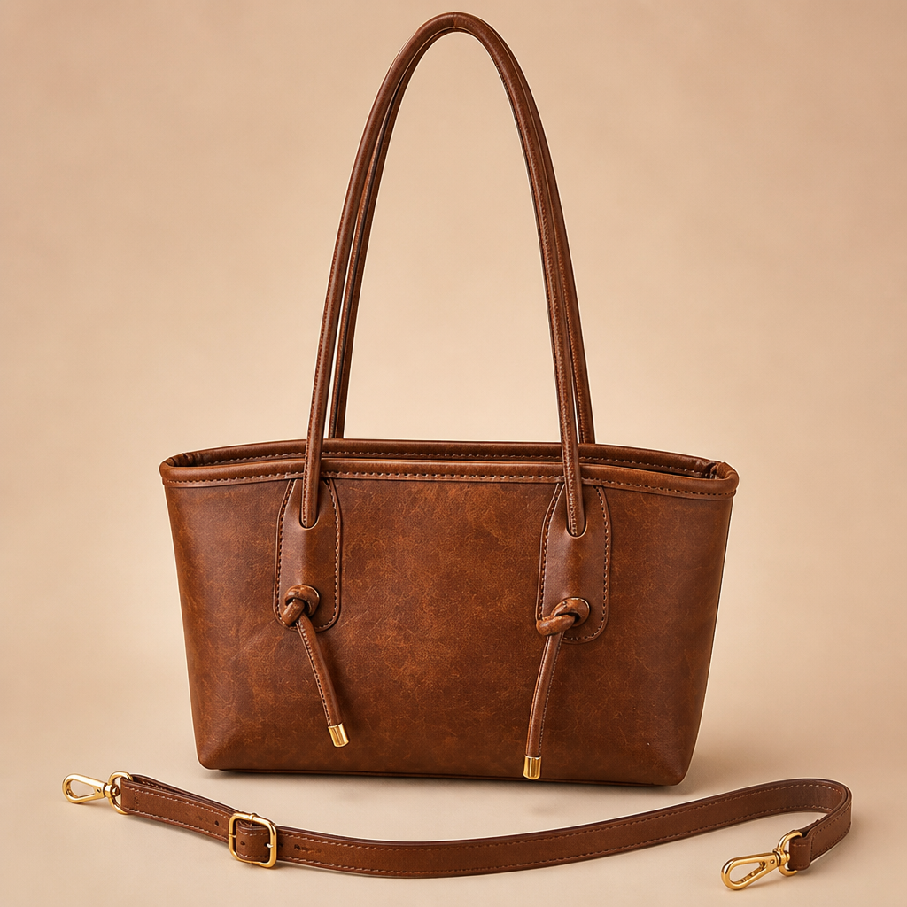 LUXORA PU Leather Shoulder Bag — Own Effortless Elegance That Powers Your Every Move - Lamylie