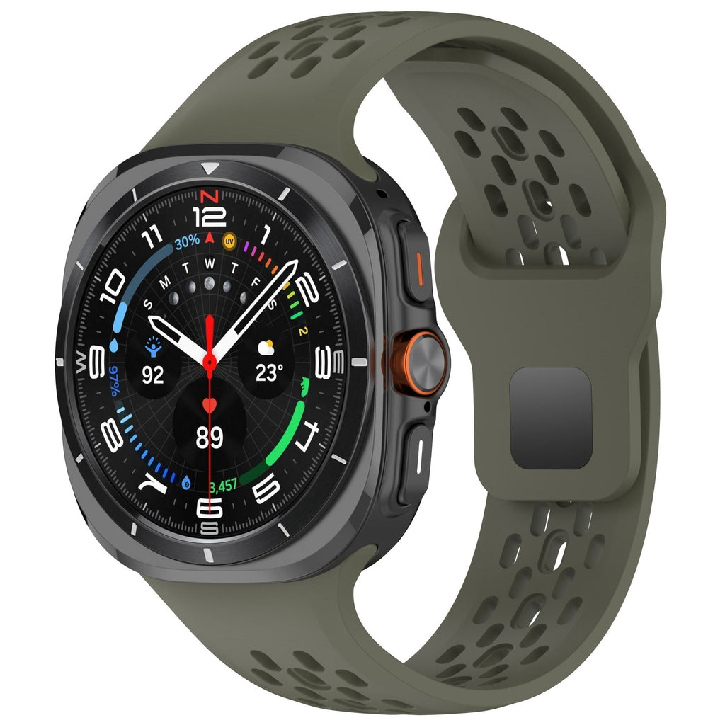 AeroFlex-Silikon-Sportarmband – Robustes, flexibles Armband für die 47-mm-Galaxy Watch7 Ultra