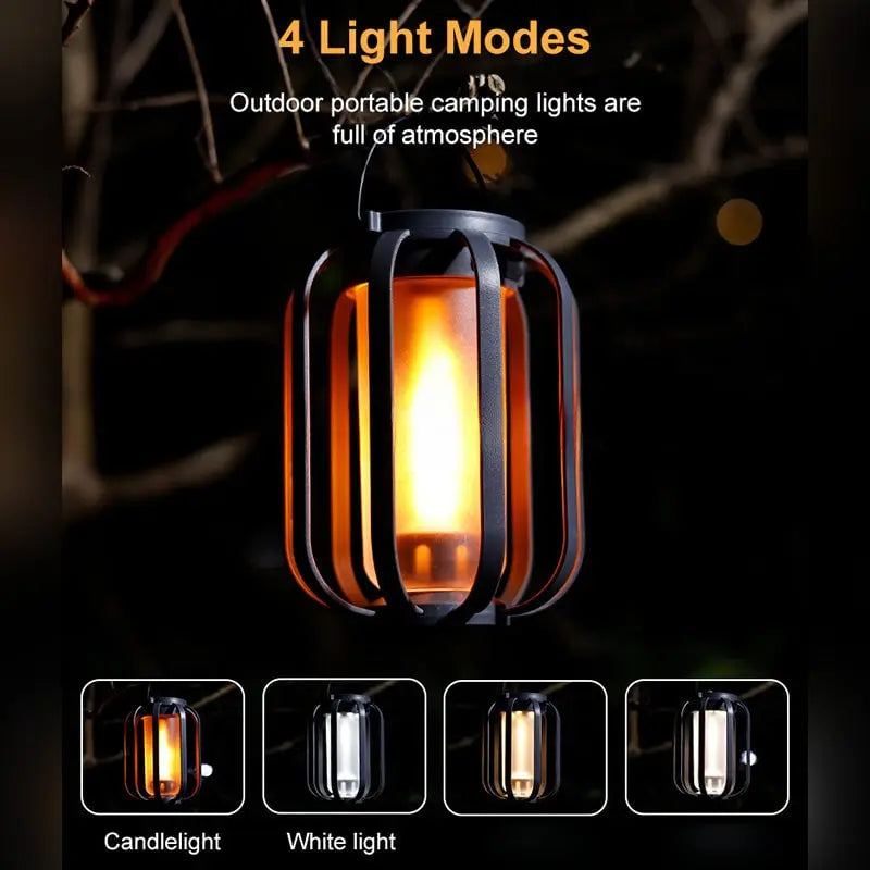 Solar-Powered Lantern with 4 Modes – Perfect for Camping & Garden Events - Lamylie