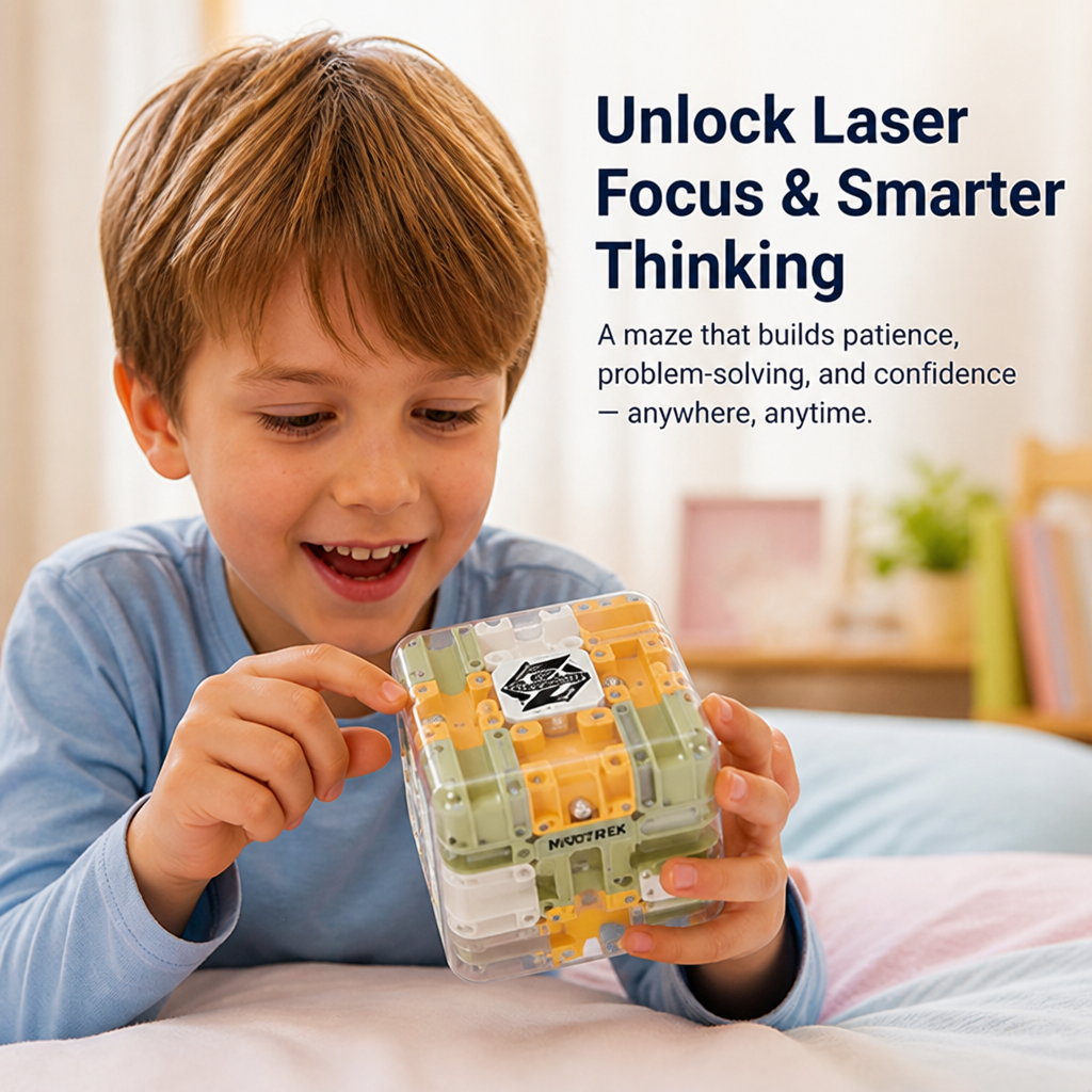 MindTrek Maze Cube — Unlock Unshakeable Focus and Brain Power Anywhere You Go - Lamylie
