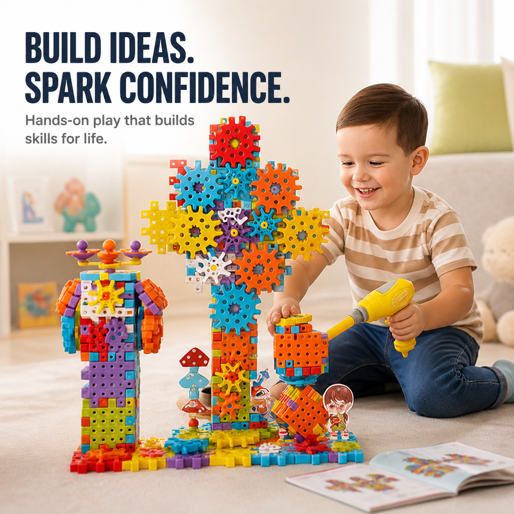 NovaCogs 3D Building Set — Ignite Creativity and Build Confidence with Every Click - Lamylie