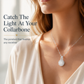 LuminAura Necklace — Catch the Light at Your Collarbone Without the Diamond Price - Lamylie