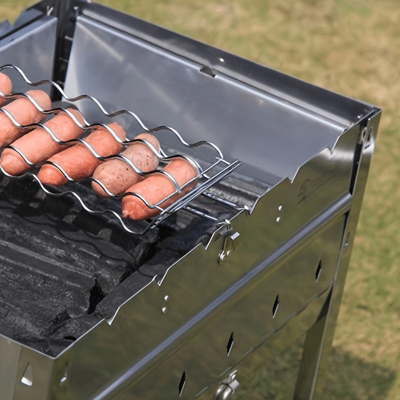 Grillmåtte - Nyd perfekt grillning uden rullende pølser! - Lamylie
