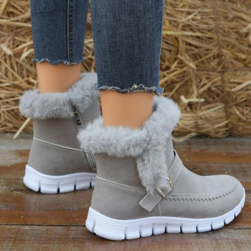 Bottines Chaudes en Peluche