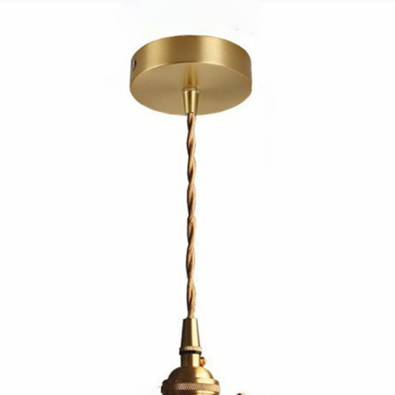 Vintage Pendelleuchte mit welligem Glas & Eisenfassung | Quadratisch/Rechteckig | Skandinavisches Design für Wohnzimmer - Lamylie