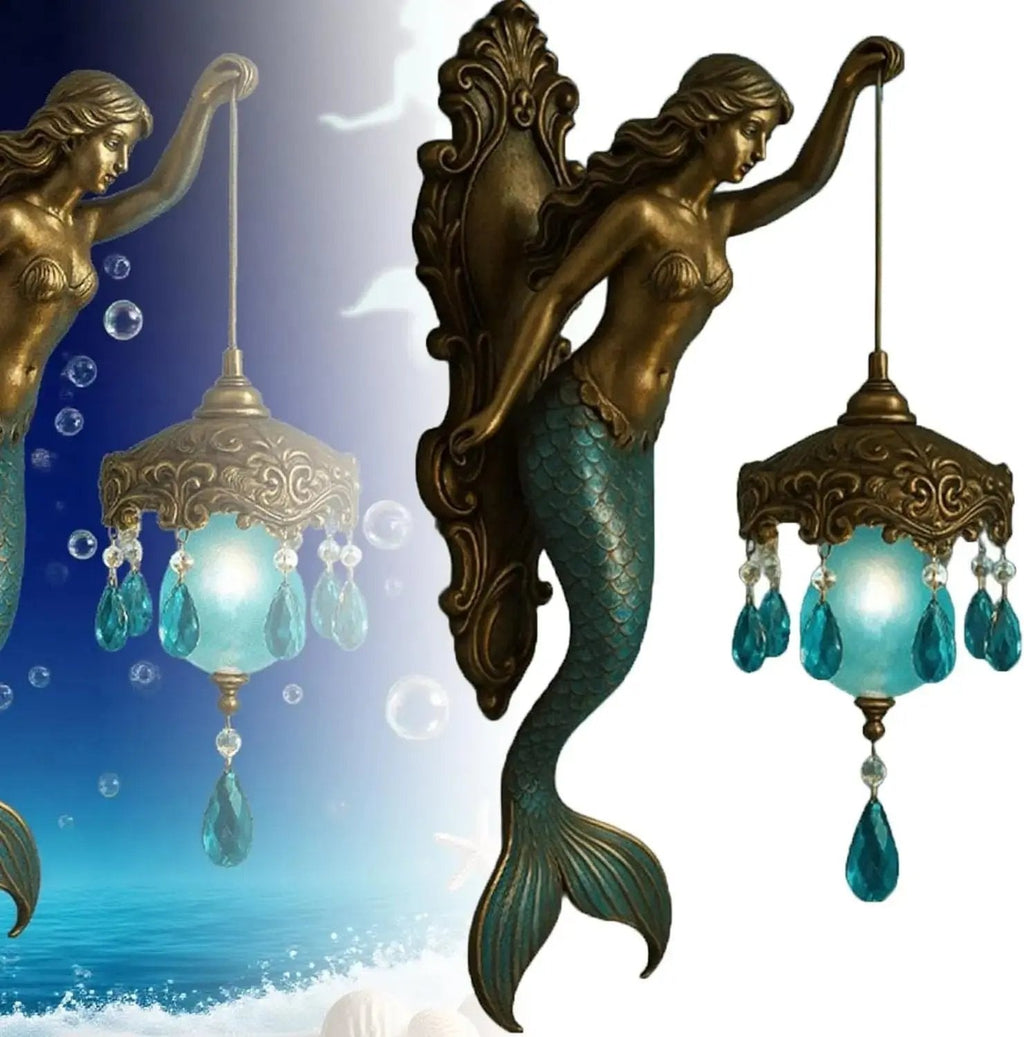 Baroque Style Mermaid Wall Lamp – Romantic Illumination for Your Home - Lamylie