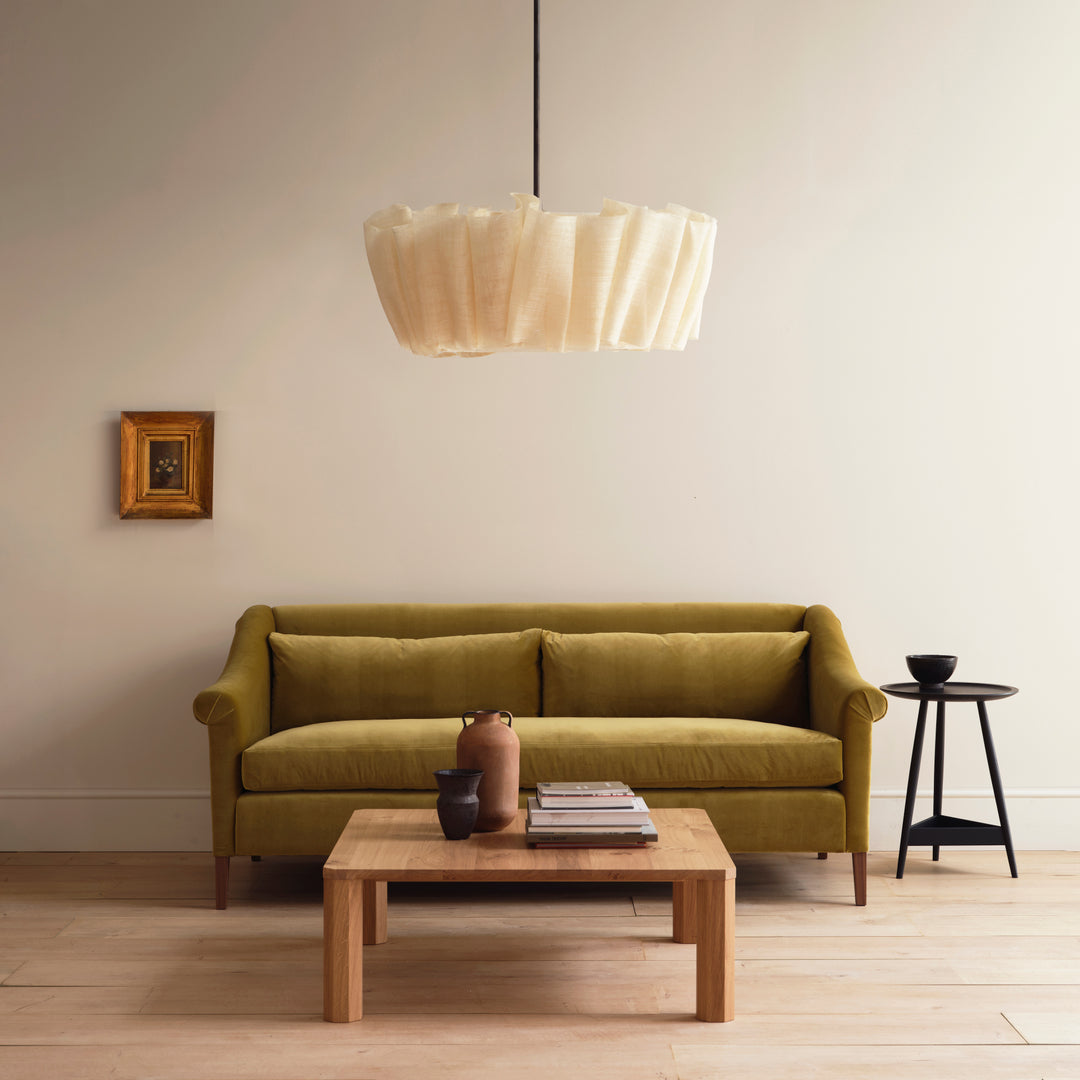 Pleated Fabric Pendant Lamp | Minimalist Scandinavian Lighting for Dining Room & Living Room - Lamylie