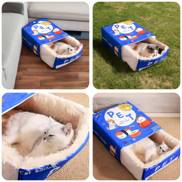 Cozy Retreat for Your Cat – A Safe Haven of Comfort - Lamylie