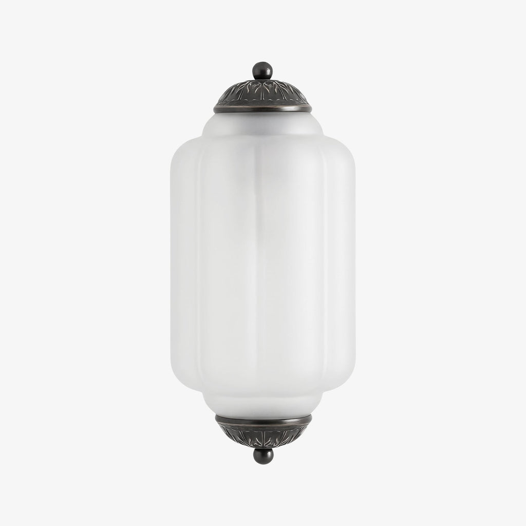 Milk Glass Wall Lamp for Bedroom Hall Scandinavian Style - Lamylie