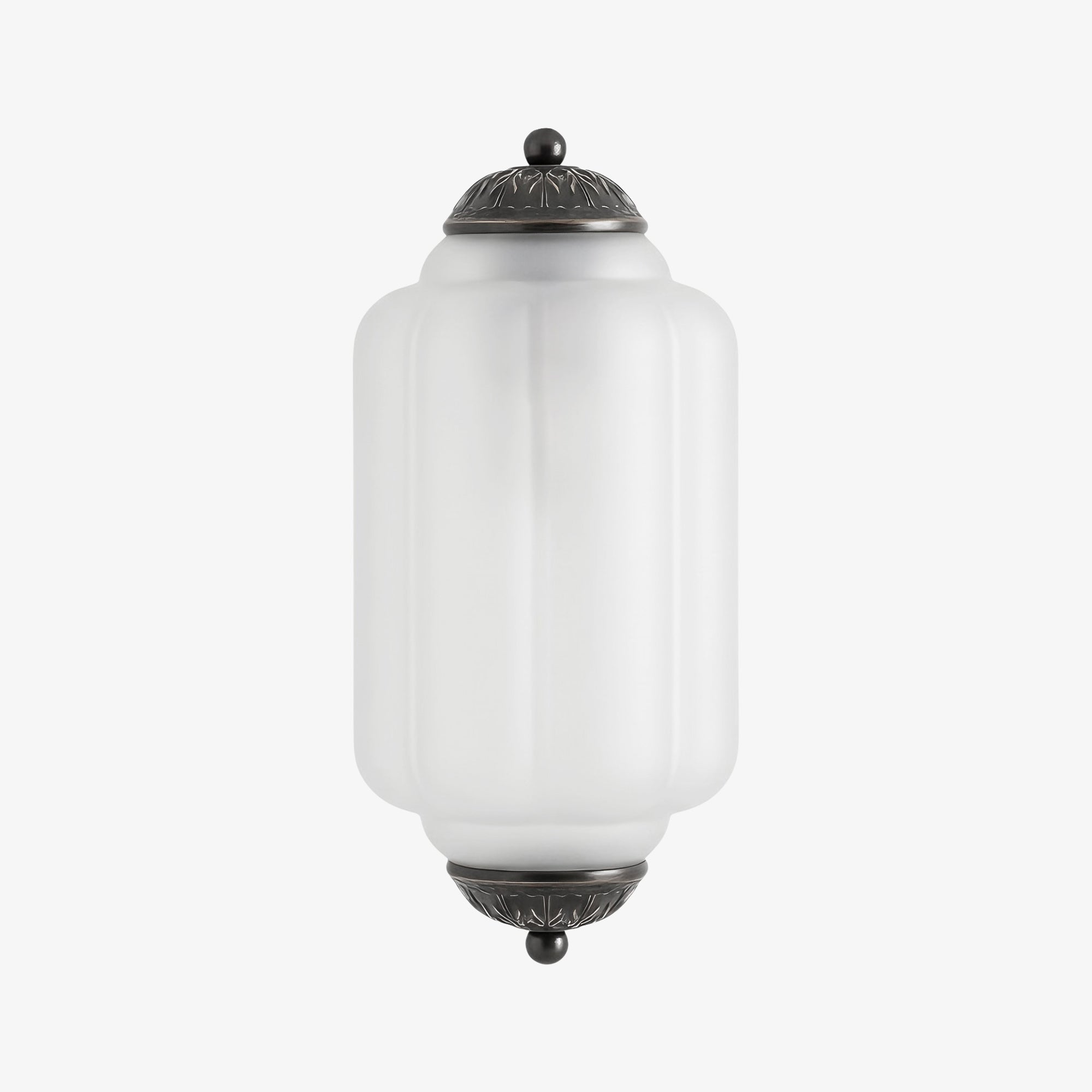 Milk Glass Wall Lamp for Bedroom Hall Scandinavian Style - Lamylie