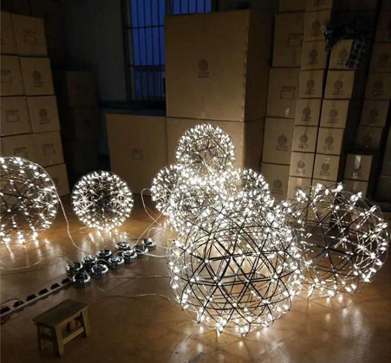 LED-hanglamp Zilveren Globe Sfeerverlichting Moderne Lamp Globe met Dimbare Lichtpunten Transparante Kristallen Globe Decoratief Scandinavisch Warmwit Industrieel Design Interieurlamp - Lamylie
