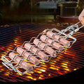 Grillmåtte - Nyd perfekt grillning uden rullende pølser! - Lamylie