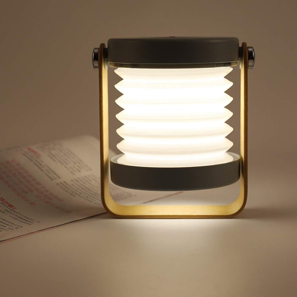 مصباح قراءة LED قابل للطي مزود بمنفذ شحن USB | إضاءة مريحة للعينين وخالية من الوهج للقراءة والعمل والدراسة - Lamylie