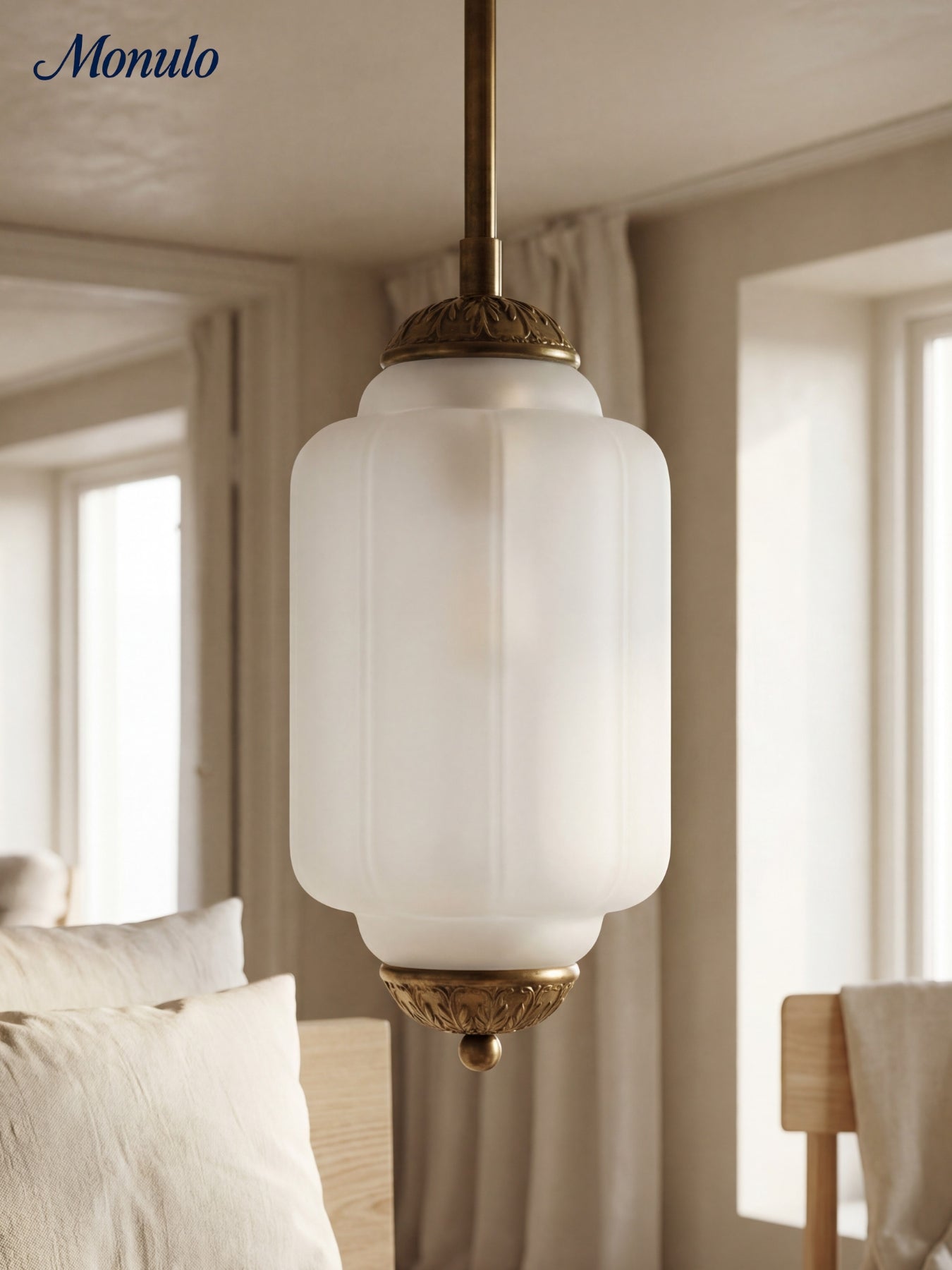 Vintage Glass Pendant Lamp with Nostalgic Look | Refined Lighting for Dining Room and Kitchen - Lamylie