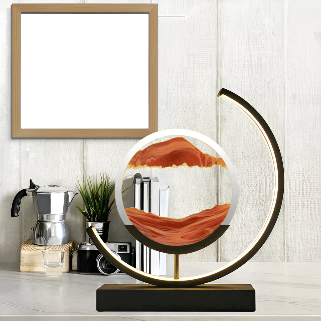 Sand Glow LED beleuchtete Sandlampe - Lamylie