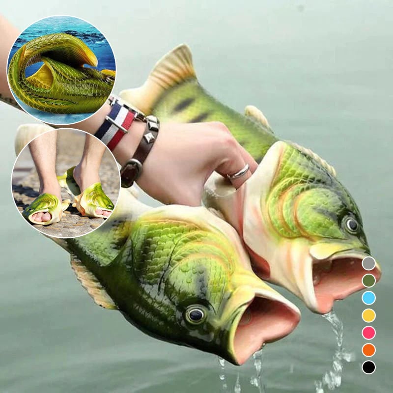 Chaussons en forme de poisson – Transformez chaque pas en un moment de confort et de plaisir sans effort - Lamylie