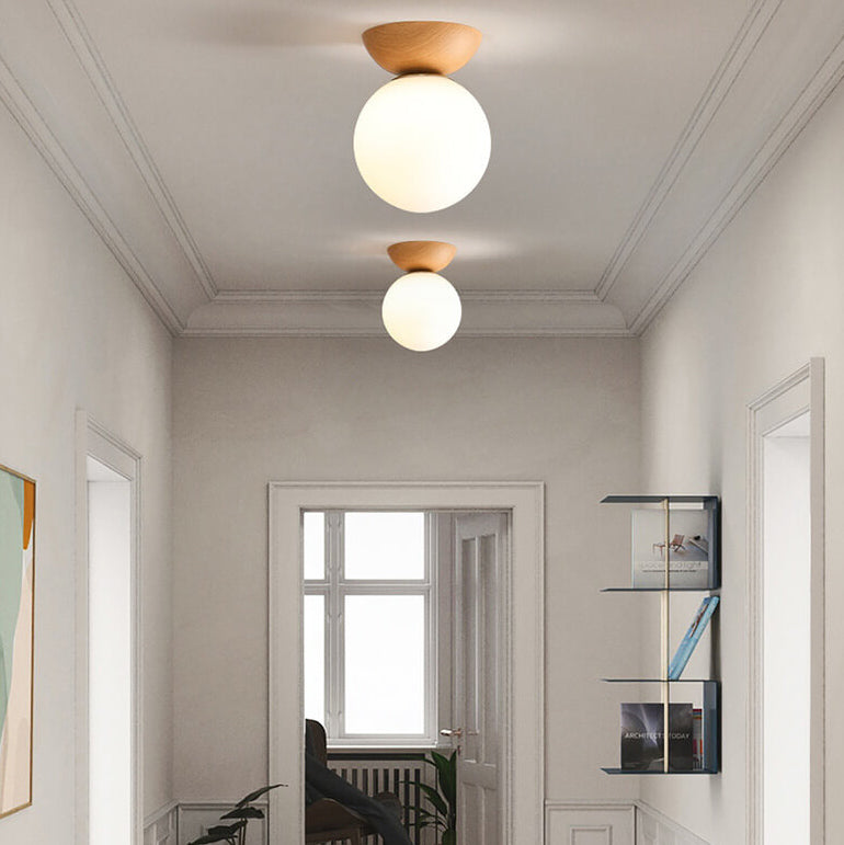 Glaskugel-Deckenlampe - Lamylie